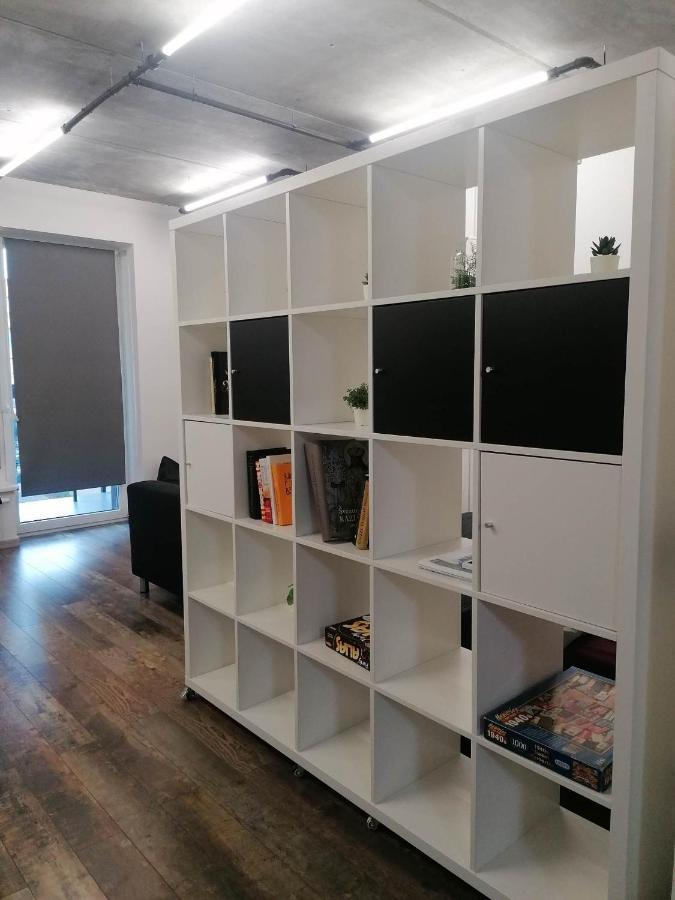 Erdvi Studija Spacious Studio Apartment Self Check In VNO Eksteriør billede