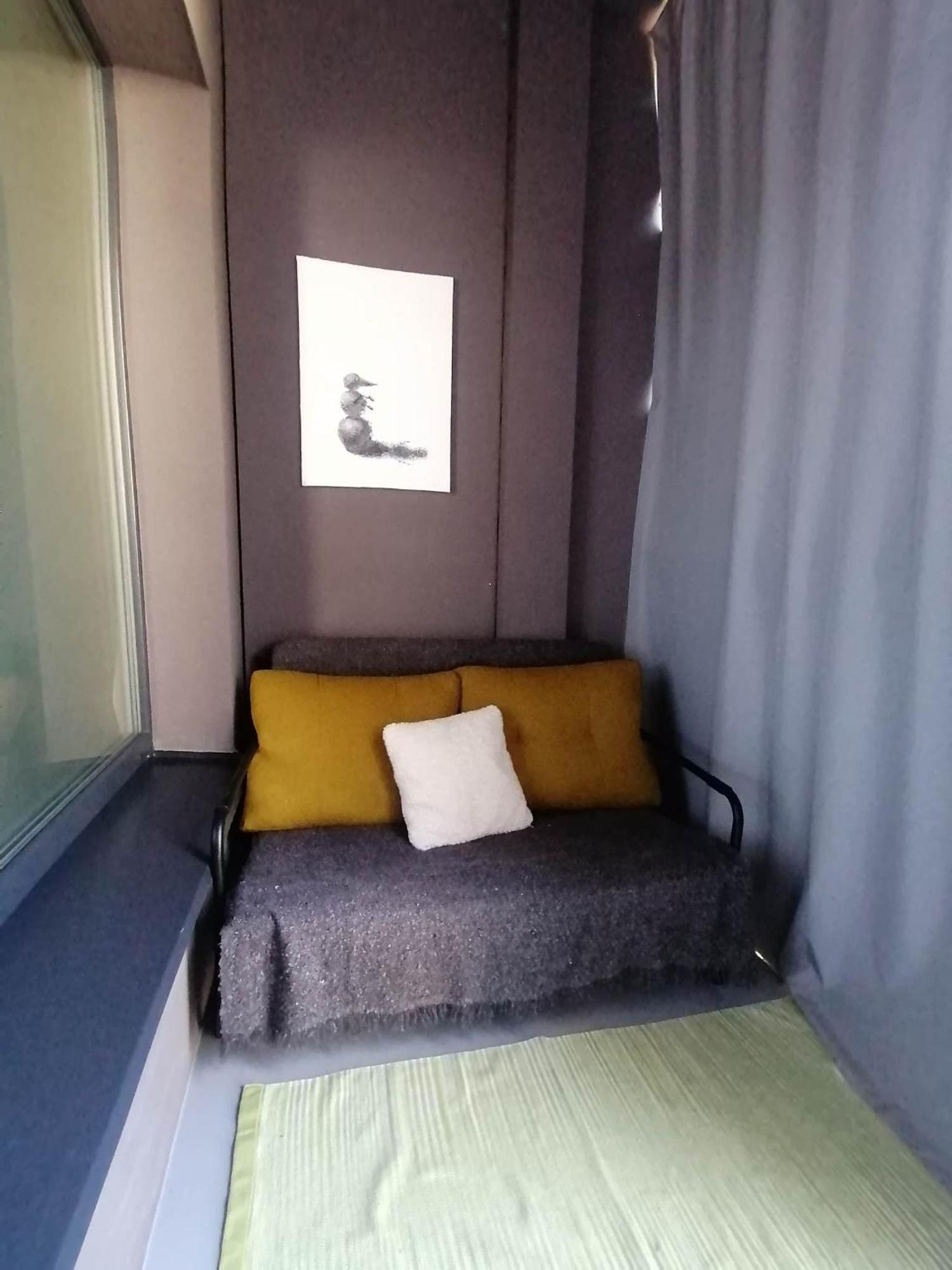Erdvi Studija Spacious Studio Apartment Self Check In VNO Eksteriør billede